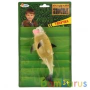 Игрушка пластизоль тянучка (гель) Играем вместе Кархародон мегалодон 22см на блистере в кор.6*12шт | фото №0