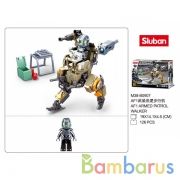 Конструктор робот+фигурка, 126дет. в русс. кор. в кор.72шт | фото №0