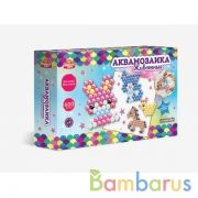 Набор д/детского тв-ва аквамозаика 600 бусин, животные МУЛЬТИ АРТ в кор.24шт | фото №0