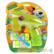 Мимимишки. Пистолет мех. д/пускания мыл.пузырей, свет, 2х50мл, блистер "Играем вместе" в кор.60шт | фото №0