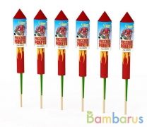 СуперСалют СС2500 Ракеты Русская ракета (1"х6) Фейерверк | фото №0