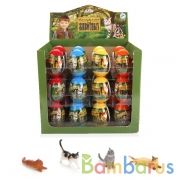 КОШКИ "ИГРАЕМ ВМЕСТЕ" 8 АСС. 2-3" В ЦВ. ЯЙЦАХ, УП-36ШТ в кор.2уп | фото №0