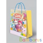 Пакет подарочный МАЛЫШАРИКИ 33*46*20см, глянцевый ИГРАЕМ ВМЕСТЕ в кор.150шт | фото №0