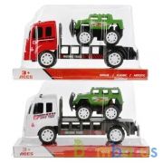 Трейлер инерц. с машинкой, в ассорт. 578 в пласт. в кор.2*60шт | фото №0