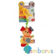 Текстильная игрушка подвеска с клипсой  "умная собачка" на карт. в пак. Умка в кор.300шт | фото №0