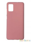 Чехол силиконовый Silicon Cover для Samsung A51 (Розовый песок) | фото №0
