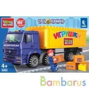 KAMAZ конструктор камаз: фура, 106 дет. Город мастеров в кор.2*18шт | фото №0