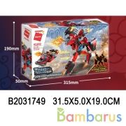 Конструктор робот, 333дет. в кор. в кор.32шт | фото №0