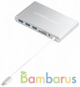 USB-хаб HyperDrive Ultimate USB-C Hub GN30B для Macbook и других устройств с портом Type-C. Порты: USB-C PD, VGA, 4K HDMI, 4K Mini DisplayPort | фото №0