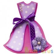 НАБОР ДЛЯ ТВОРЧЕСТВА ПОДАРОЧНАЯ КОРОБОЧКА "ПЛАТЬЕ" в кор.8шт | фото №0