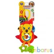 ПОГРЕМУШКА-ПОДВЕСКА НА КАРТ. В ПАК. (РУСС. УП.) УМКА в кор.140шт | фото №0