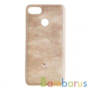 Чехол накладка Life Leather Case для Xiaomi Mi8 Lite (Light Brown) | фото №0