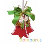 НАБОР ДЛЯ ТВОРЧЕСТВА КОЛОКОЛЬЧИК ИЗ FOM EVA КРАСНЫЙ в кор.10шт | фото №0