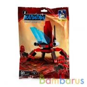 КОНСТРУКТОР ПЛАСТ. ФИГУРКА РОБОТА 90ДЕТ. В ПАК. (РУСС. УП.) в кор.2*48шт | фото №0