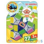 Логическая игра змейка Синий ТРАКТОР блис.19*14*7см ИГРАЕМ ВМЕСТЕ в кор.2*120шт | фото №0