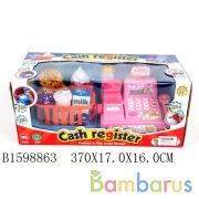 Кассовый аппарат на бат. свет+звук, с аксесс., в ассорт. 5510 в кор. в кор.2*12шт | фото №0