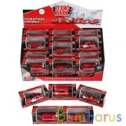 МАШИНА "ТЕХНОПАРК" МЕТАЛЛ. ПОЖАРНАЯ В АССОРТ. 1:72 В КОР. В ДИСПЛЕЕ (РУСС. УП.) УП-36ШТ в кор.2*4уп | фото №0