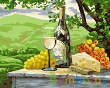 РИСОВАНИЕ ПО НОМЕРАМ НА ХОЛСТЕ, ДЕЛИКАТЕСЫ ИТАЛИИ, РАЗМЕР 40*50 в кор.22шт | фото №0