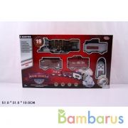 Железная дорога р/у свет+звук, длина полотна 162см 0661 в русс. кор. в кор.12шт | фото №0