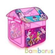 Палатка детская игровая МОЙ МАЛЕНЬКИЙ ПОНИ 83х80х105см, в сумке Играем вместе в кор.24шт | фото №0