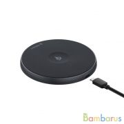 Беспроводное ЗУ Deppa Qi Fast Charger 15W, Apple 7.5W, стандарт Qi, (Черный) | фото №0