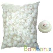 ШАРИК ДЛЯ ТЕННИСА ЛЕГК. БЕЛ. В ПАК. УП-150ШТ в кор.20уп | фото №0