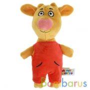 Игрушка мягкая Оранжевая корова теленок Бо, 19 см, без чипа, в пак. МУЛЬТИ-ПУЛЬТИ в кор.24шт | фото №0