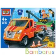 ГАЗ конструктор газель: ремонт освещения, с фигуркой, 75дет. в кор. ТМ "Город мастеров" в кор.2*40шт | фото №0