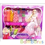 Кукла с набором одежды и аксесс. YM102D в кор. в кор.2*24шт | фото №0