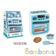 Набор для кухни, плита на бат. свет+звук с посудой 3253 в кор. в кор.2*12шт | фото №0