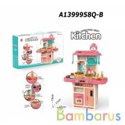 Набор игровой кухня на бат. свет+звук, с аксесс. в кор. в кор.8шт | фото №0