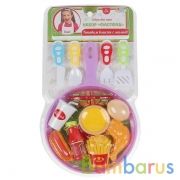 Набор фаст-фуд в пласт. ТМ "ИГРАЕМ ВМЕСТЕ" в кор.2*48шт | фото №0