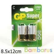 ЭЛЕМЕНТ ПИТАНИЯ GP 14A(LR14)-BC2 НА БЛИСТЕРЕ УП-2ШТ | фото №0