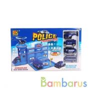 Набор игровой полицейский участок, с 3-мя машинами и вертолетом 1612 в кор. 35,5*6,5*22см в кор.36шт | фото №0