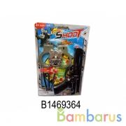 Набор полиция (пистолет с присосками + жетон + наручники) на карт. в кор.2*150шт | фото №0