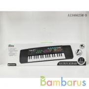 Электроорган (220v/на бат.) свет+звук, с микрофоном, 37 клавиш, usb з/у в кор. в кор.24шт | фото №0