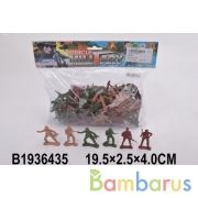 Набор солдатиков в пак. в кор.2*80шт | фото №0