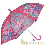 Зонт дет. "Играем вместе" "ФЕЕРИНКИ" 45см, со свистком в кор.120шт | фото №0