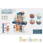 Набор игровой кухня на бат. свет+звук, с аксесс., в ассорт. MJL-708 в кор. в кор.12шт | фото №0