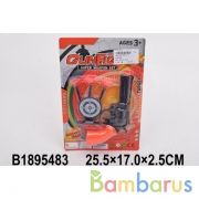 Пистолет с присосками, мишень на карт. в кор.2*180шт | фото №0