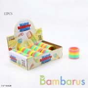 Пружинка-радуга светящ., в ассорт. в дисплее уп-12шт в кор.30уп | фото №0