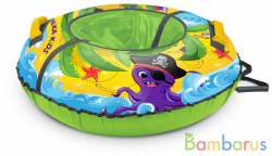 Надувная ватрушка (тюбинг) 85см ТБ3К-85/О, "Остров Nika kids" с автокамерой, уп.1 | фото №0