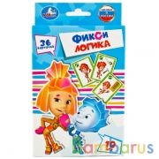 КАРТОЧКИ РАЗВИВАЮЩИЕ "УМКА" ФИКСИКИ. ЛОГИКА (36 КАРТОЧЕК) В КОР. в кор.50шт | фото №0