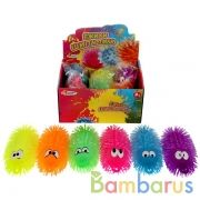 Игрушка ёжик "гусеница", 15см, со светом, 6 цветов в пак в дисплее "ИГРАЕМ ВМЕСТЕ" уп-12шт в кор12уп | фото №0