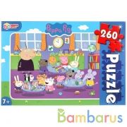 Свинка Пеппа. Пазлы классические в коробке. Пазл 260 деталей. Умные игры в кор.12шт | фото №0