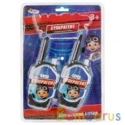 Шпионский набор рации (2шт.) на бат. в пласт. 30*21*3см "Играем вместе" в кор.2*48шт | фото №0