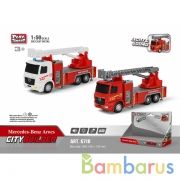 Машина металл. спецтранспорт инерц. свет+звук, цвет в ассорт. 6718 в кор. в кор.2*24шт | фото №0