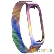 Сменный браслет Xiaomi Mi Band 5/6 миланская петля (Цветной) | фото №0