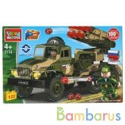 UAZ конструктор uaz HUNTER спасателей, 45 дет. (легко собрать) Город мастеров в кор.80шт | фото №0