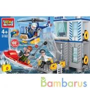 Конструктор водная полиция: побег из тюрьмы, 200 дет. Город мастеров в кор.36шт | фото №0